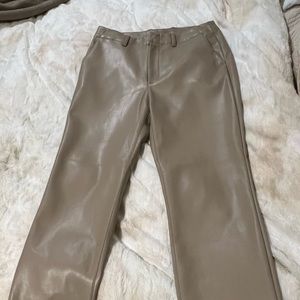 GAP faux leather pants NWT